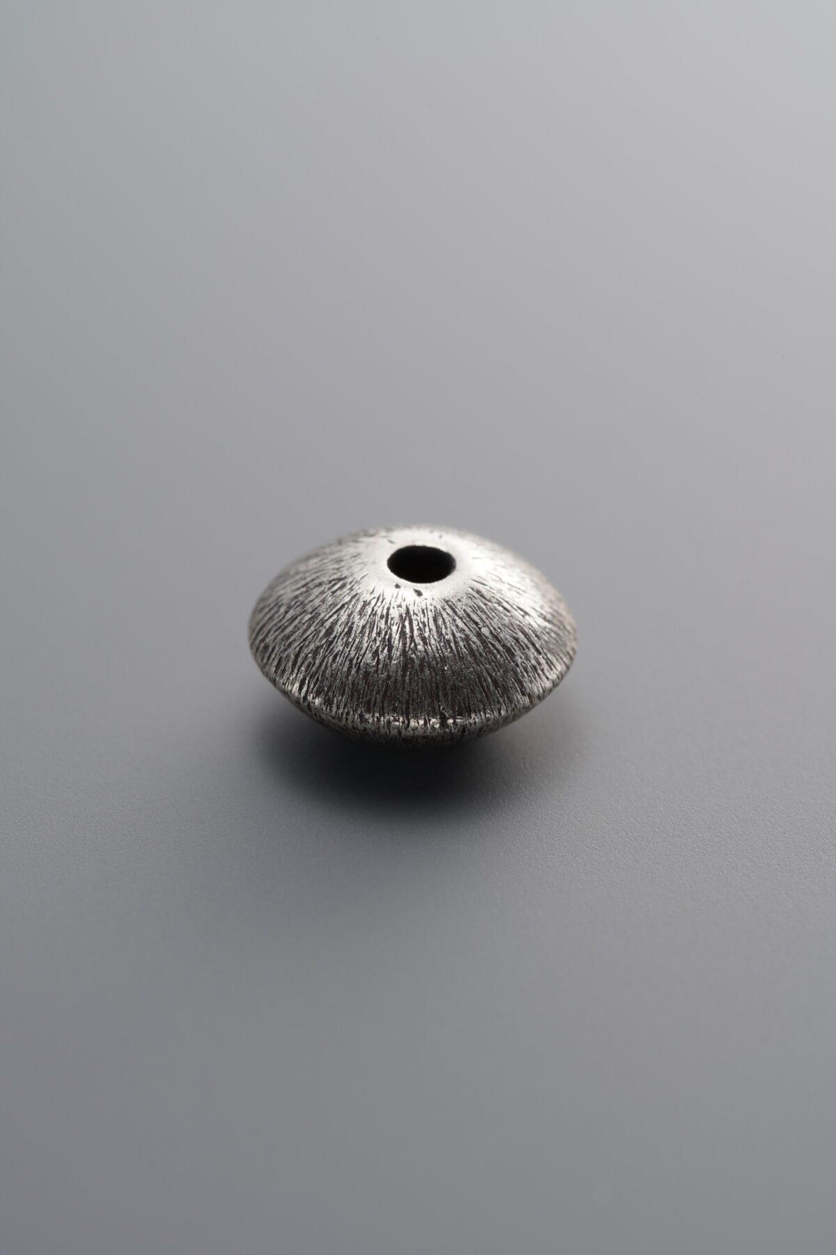 925 Sterling Silver-Antiqued-Rondelle Spacer Bead-10mm - Image 4