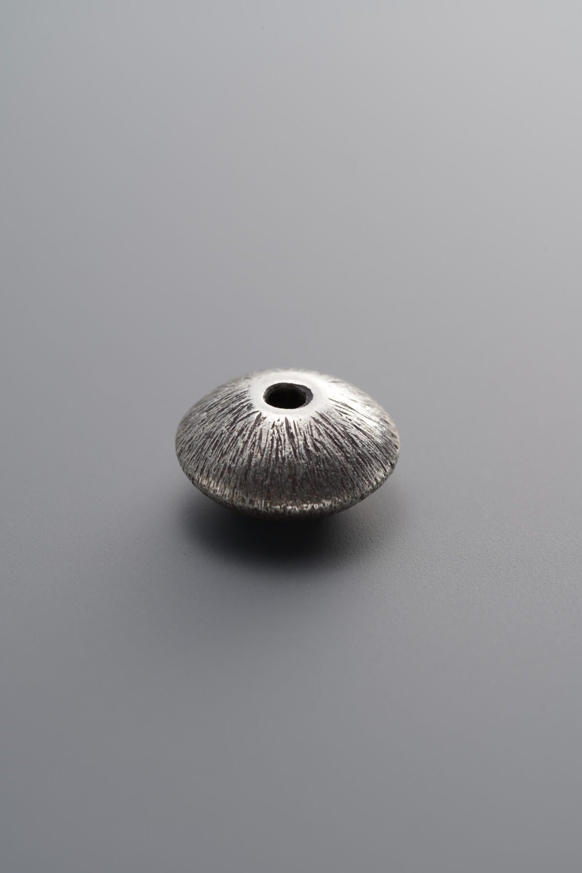 925 Sterling Silver-Antiqued-Rondelle Spacer Bead-10mm - Image 3