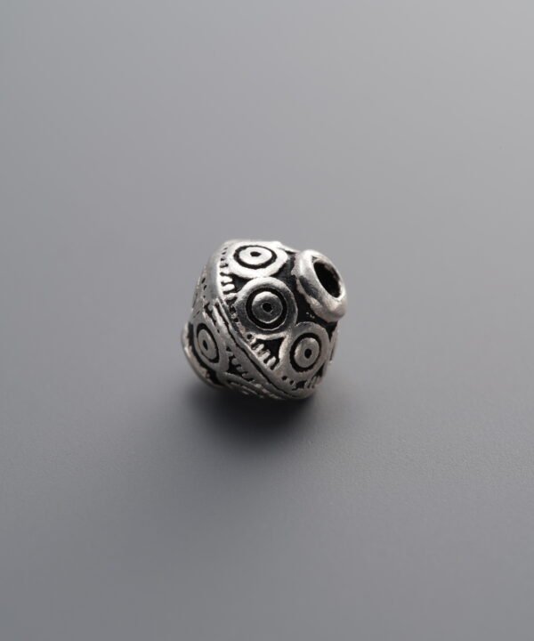 925 Silver-Vintage-Flying Saucer Spacer Bead-8mm