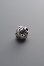 925 Sterling Silver-Antiqued-Rondelle Spacer Bead-8mm