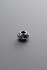 925 Sterling Silver-Antiqued-Rondelle Spacer Bead-6mm - Image 4
