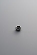 925 Silver-Vintage-Vertical Striped Pattern Spacer Bead-4mm - Image 2