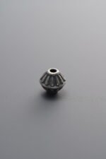 Vertical Striped Pattern Spacer Bead