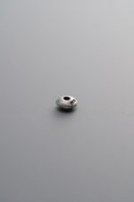 925 Silver-Vintage-Flying Saucer Spacer Bead-4mm - Image 3