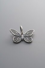 Antique Finish Butterfly Pendant