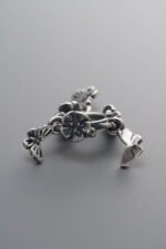 925 Sterling Silver-Antiqued-Melon Pattern Spacer Bead-21mm - Image 2