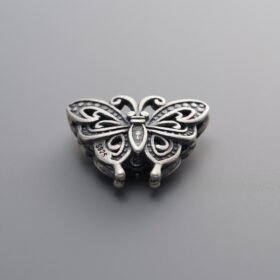 925 Silver-Vintage-Butterfly Spacer Bead-14mm