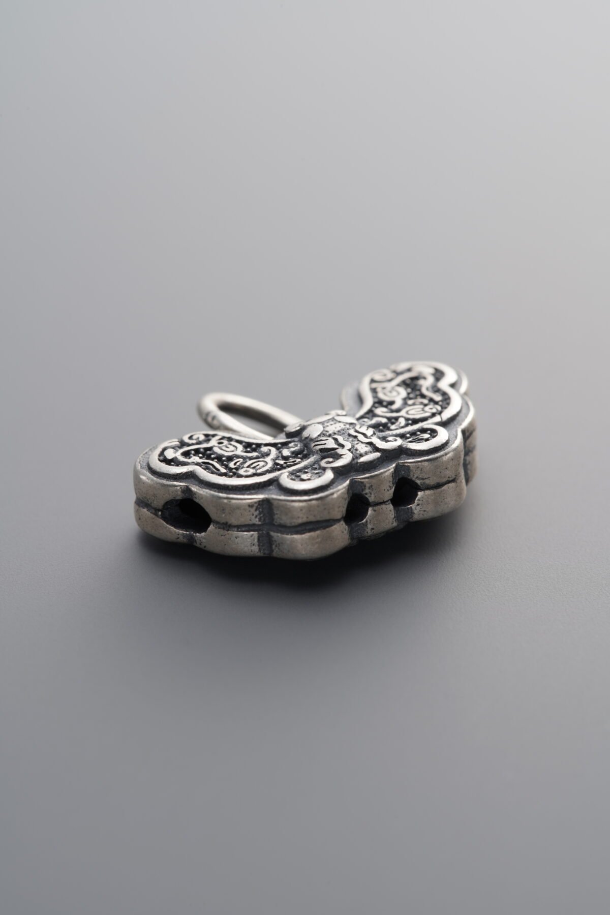 925 Sterling Silver-Antiqued-Butterfly Spacer Bead-17mm - Image 4