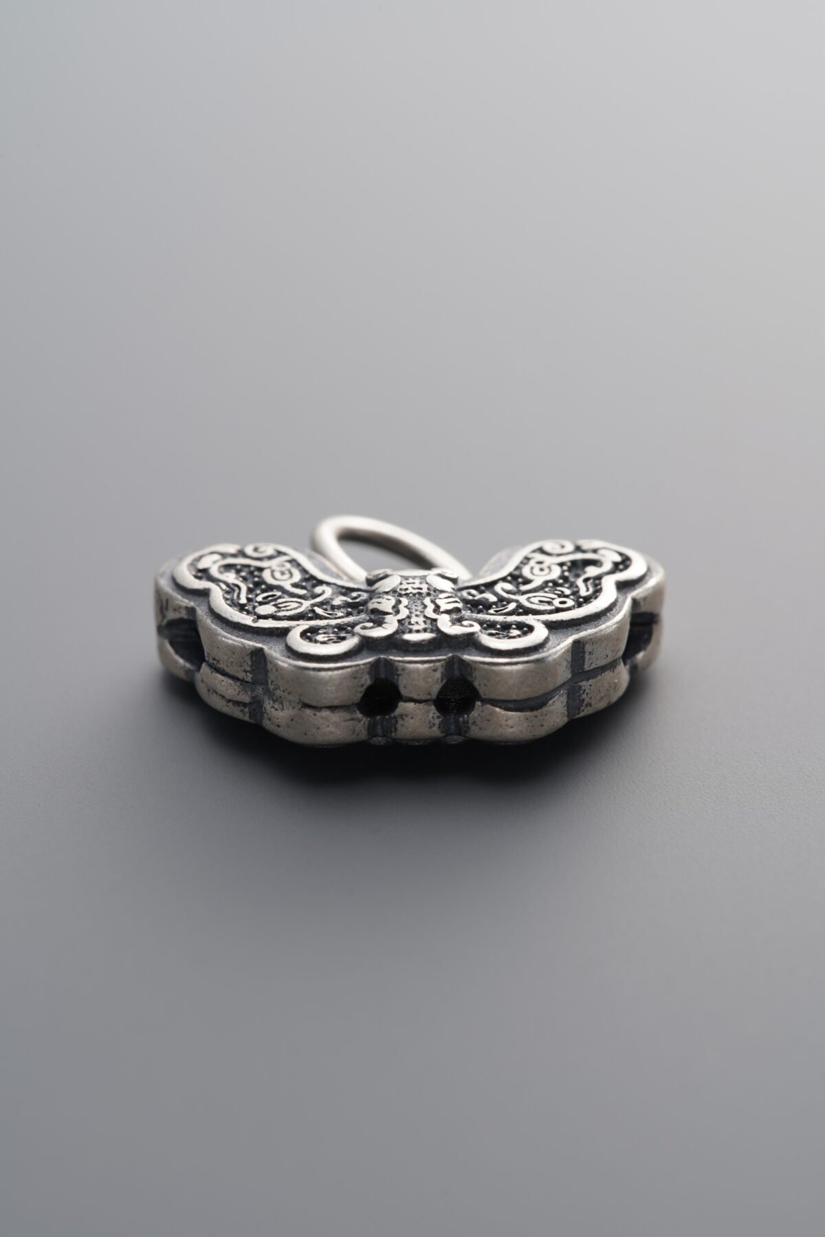 925 Sterling Silver-Antiqued-Butterfly Spacer Bead-17mm - Image 3