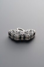 925 Sterling Silver-Antiqued-Butterfly Spacer Bead-17mm - Image 3