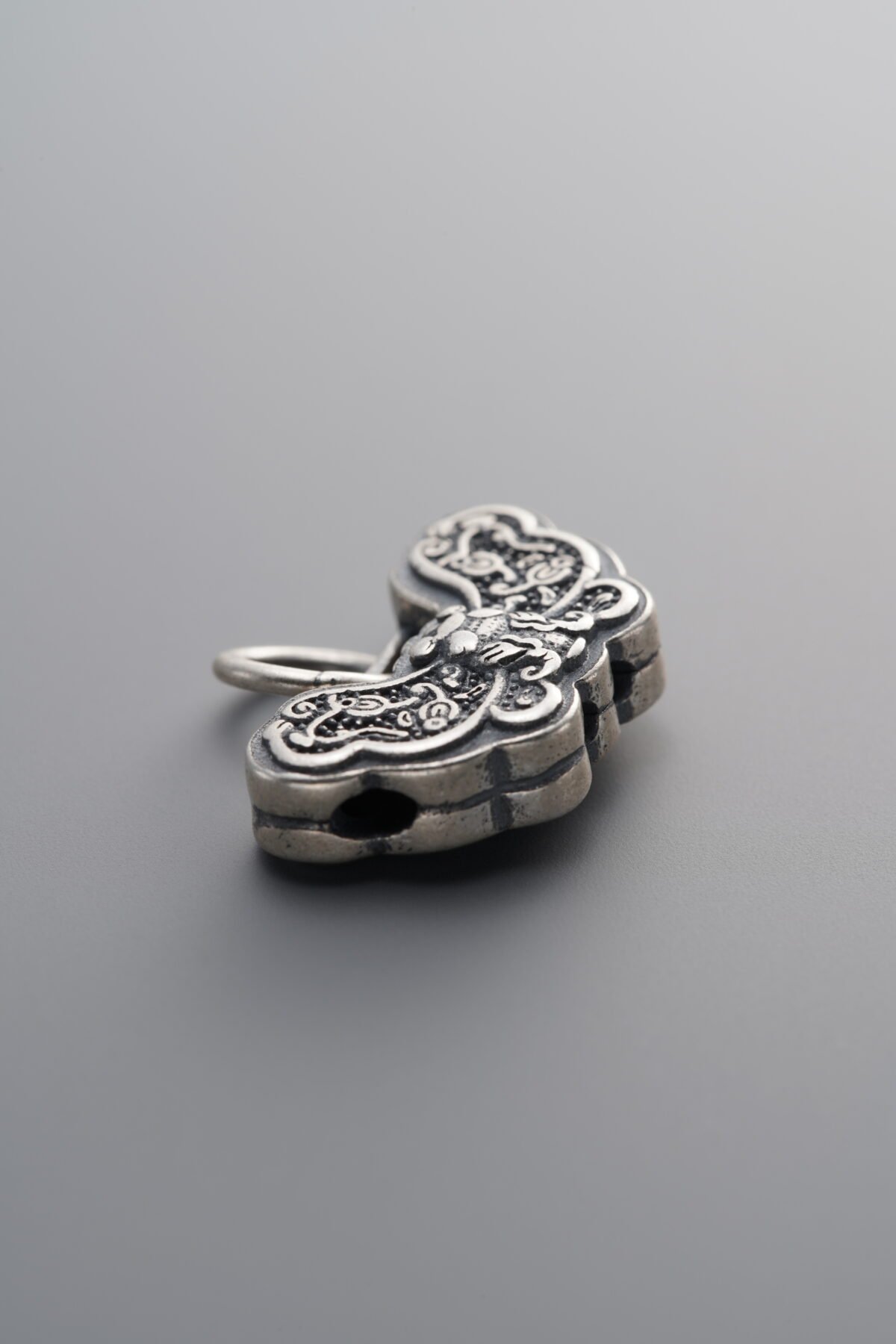 925 Sterling Silver-Antiqued-Butterfly Spacer Bead-17mm - Image 2