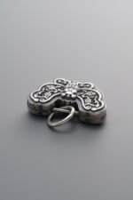 925 Sterling Silver-Antiqued-Butterfly Spacer Bead-17mm