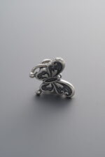 925 Sterling Silver-Antiqued-Butterfly Spacer Bead-12mm - Image 3