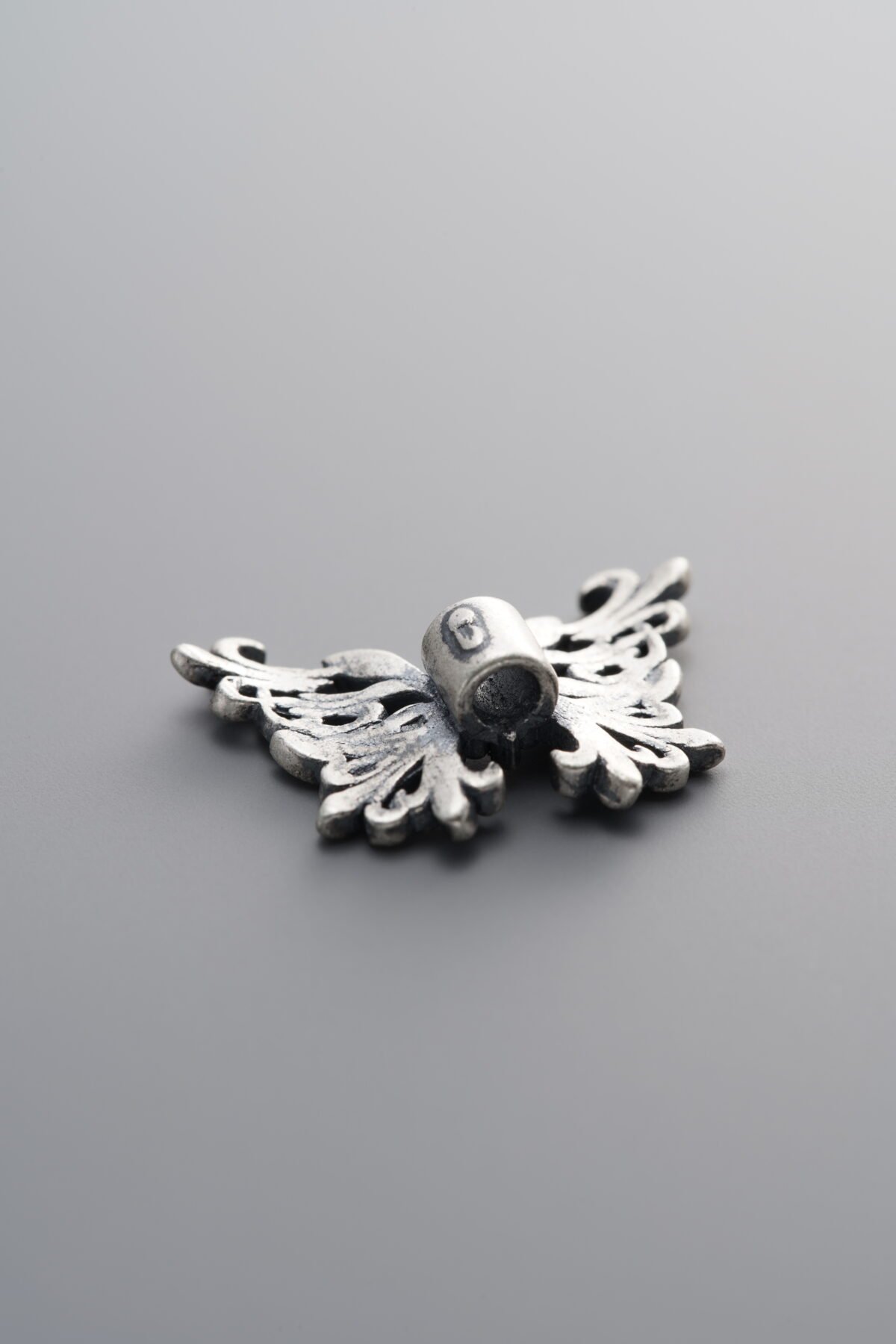 925 Sterling Silver-Antiqued-Butterfly Spacer Bead-17mm - Image 3