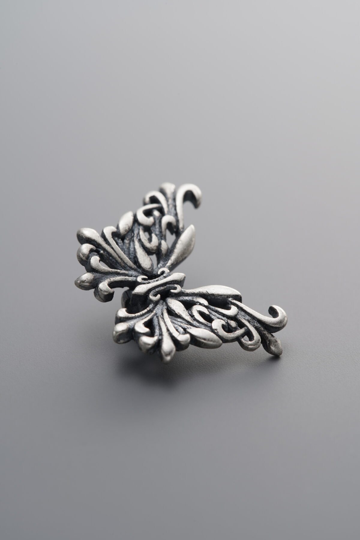 925 Sterling Silver-Antiqued-Butterfly Spacer Bead-17mm - Image 2