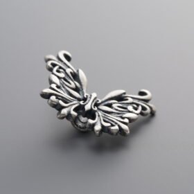 925 Silver-Vintage-Butterfly Spacer Bead-17mm