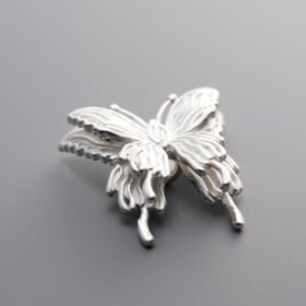 925 Silver-Plain-Butterfly Spacer Bead-17mm