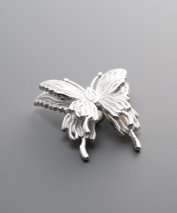 925 Sterling Silver-Bright-Butterfly Spacer Bead-17mm