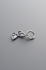 925 Sterling Silver-Antiqued-Butterfly Pendant-10mm - Image 2