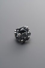 925 Silver-Vintage-Cherry Blossom and Butterfly Spacer Beads-9mm - Image 3