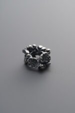 925 Silver-Vintage-Cherry Blossom and Butterfly Spacer Beads-9mm - Image 2