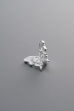 925 Sterling Silver-Bright-Butterfly Spacer Bead-9mm