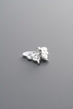 925 Sterling Silver-Bright-Butterfly Spacer Bead-9mm - Image 3