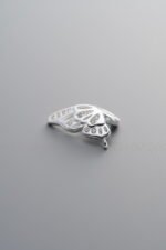 925 Sterling Silver-Bright-Wing Spacer Bead-13mm - Image 3