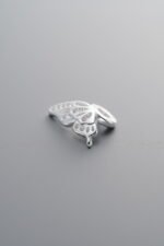 925 Sterling Silver-Bright-Wing Spacer Bead-13mm