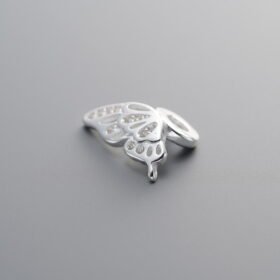 925 Silver-Plain-Wing Spacer Bead-13mm