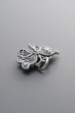 925 Silver-Vintage-Butterfly Pendant-17mm - Image 2