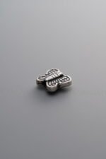 925 Sterling Silver-Antiqued-Butterfly Spacer Bead-7mm - Image 4