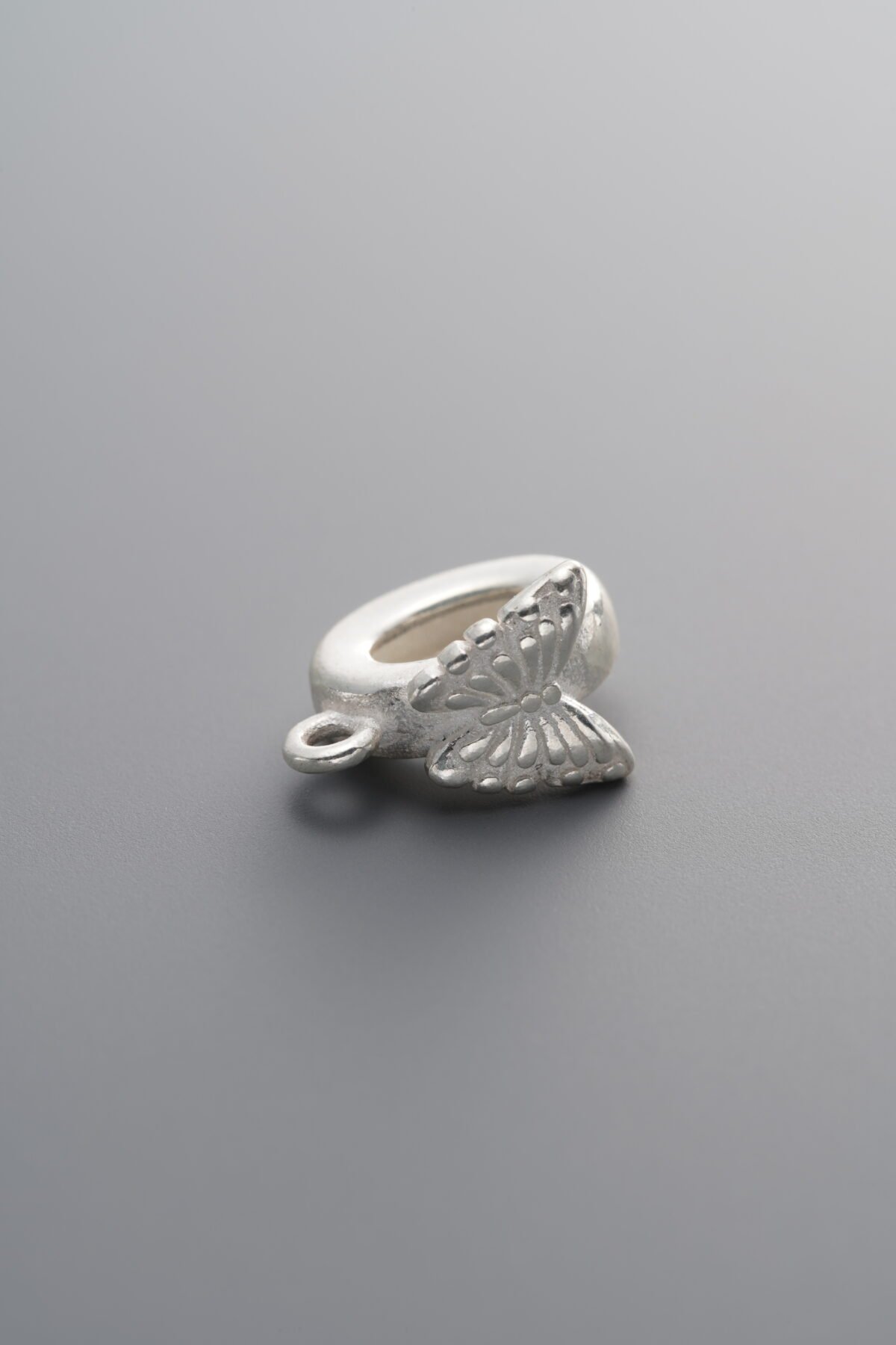 925 Sterling Silver-Bright-Butterfly Spacer Bead-11mm - Image 3