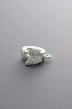 925 Sterling Silver-Bright-Butterfly Spacer Bead-11mm