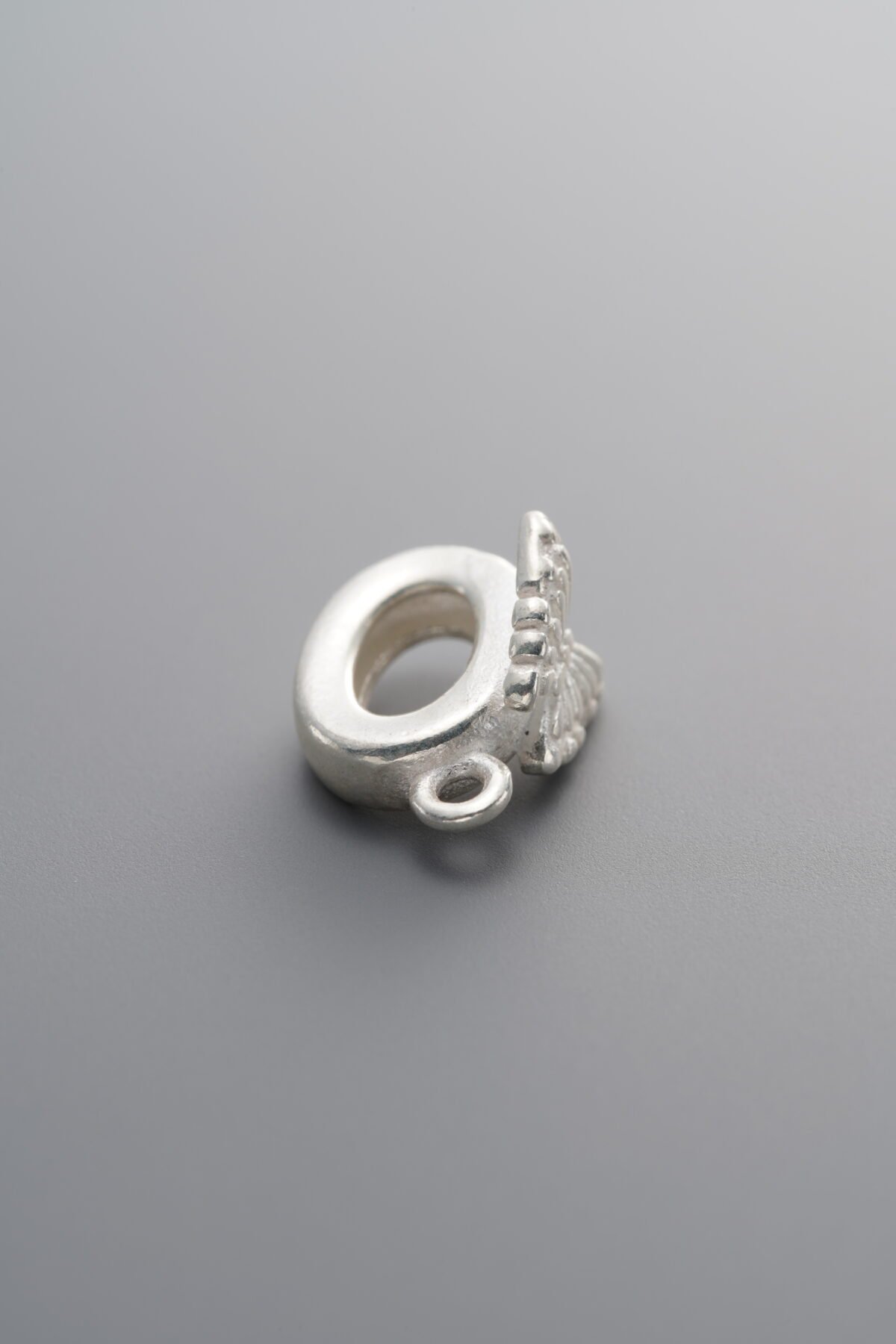 925 Sterling Silver-Bright-Butterfly Spacer Bead-11mm - Image 2