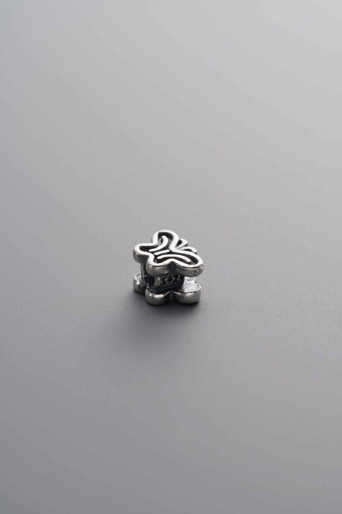 925 Sterling Silver-Antiqued-Butterfly Spacer Bead-5mm - Image 1