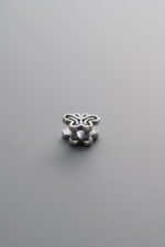 925 Sterling Silver-Antiqued-Butterfly Spacer Bead-5mm - Image 3