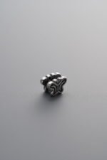 925 Sterling Silver-Antiqued-Butterfly Spacer Bead-5mm - Image 2