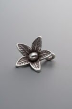 925 Silver-Vintage-Flower Pendant-14mm