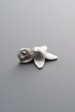 925 Sterling Silver-Antiqued-Flower Pendant-14mm - Image 2