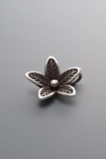 925 Silver-Vintage-Flower Pendant-14mm
