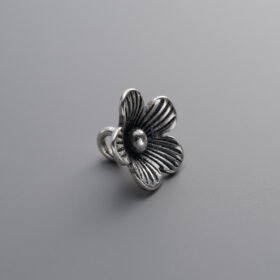 925 Silver-Vintage-Flower Pendant-10mm