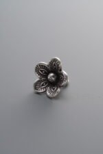 925 Silver-Vintage-Flower Pendant-10mm - Image 3