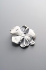 925 Sterling Silver-Antiqued-Flower Pendant-24mm - Image 3