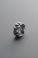 925 Sterling Silver-Antiqued-Gear Spacer Bead-10mm