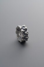 925 Sterling Silver-Antiqued-Gear Spacer Bead-10mm - Image 3
