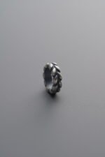 925 Sterling Silver-Antiqued-Wheat Ear Spacer Bead-7mm