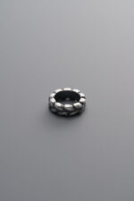 925 Sterling Silver-Antiqued-Wheat Ear Spacer Bead-7mm - Image 2