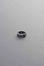 925 Sterling Silver-Antiqued-Wheat Ear Spacer Bead-5mm - Image 3