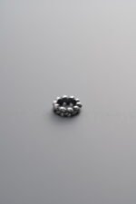 925 Sterling Silver-Antiqued-Wheat Ear Spacer Bead-5mm - Image 2